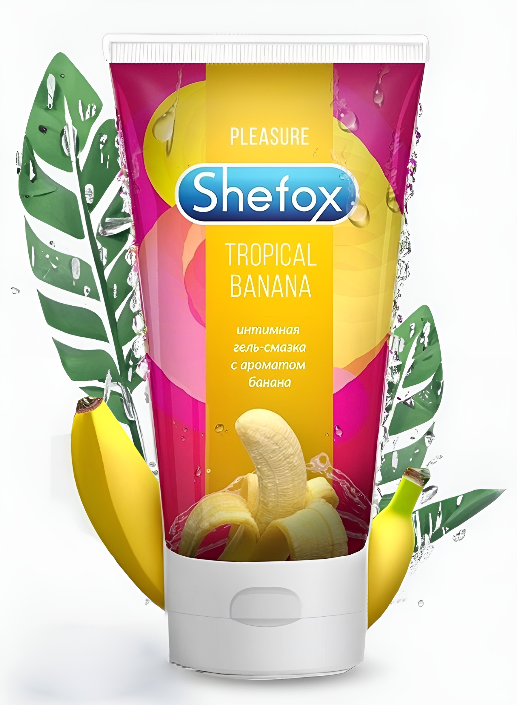 Shefox гель-смазка интимная тропический банан 50 мл/туба